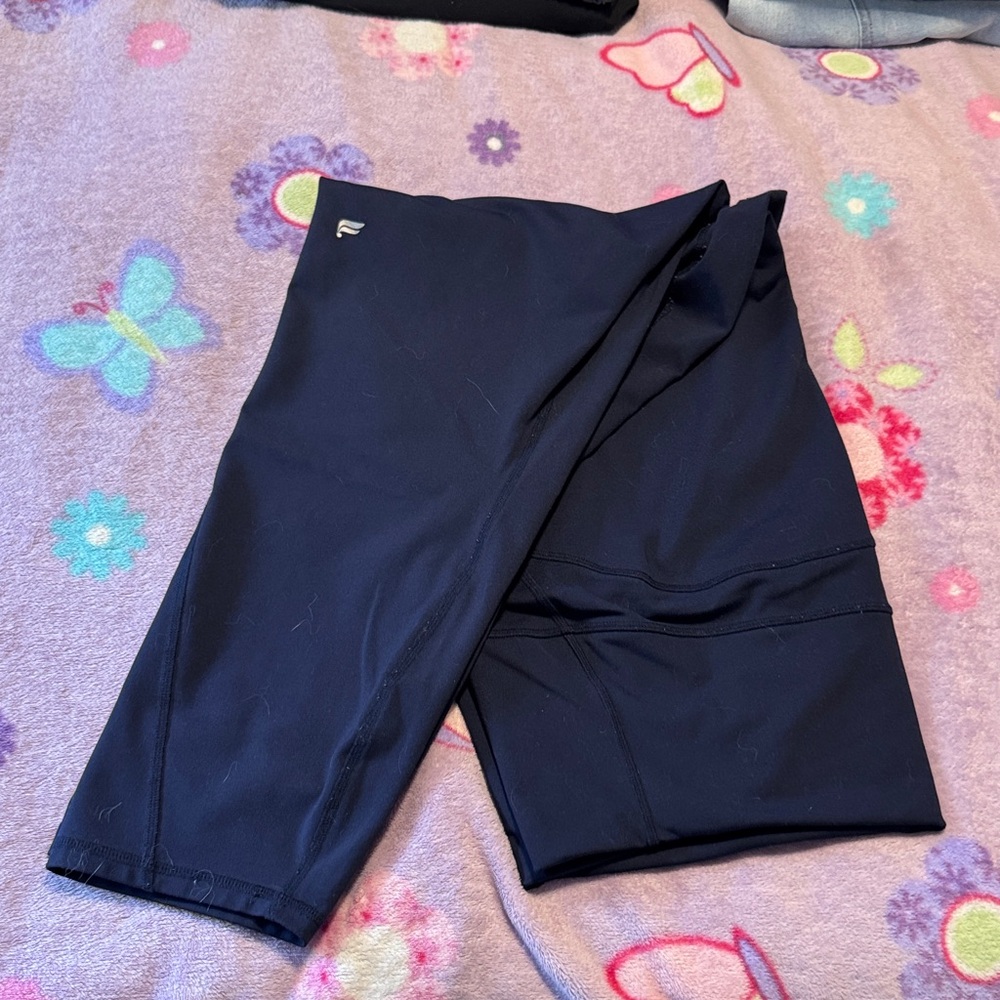 Fabletics Blue High-Waist Workout Leggings